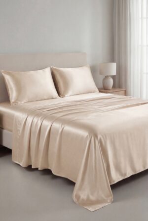 22мм шампањ свилен чаршав (260x285)